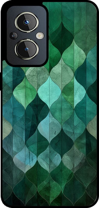 Smartphonica Telefoonhoesje Geschikt voor OnePlus Nord N20 5G met groene bladeren opdruk - TPU backcover case green leaf design - Groen geschikt voor OnePlus Nord N20 5G