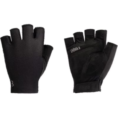 BBB Cycling AirSupport - Fietshandschoenen Zomer - 15 - 25 ° - Medium Padding - Ventilerende - Racefiets & MTB - Unisex Wielrenhandschoenen - Zwart