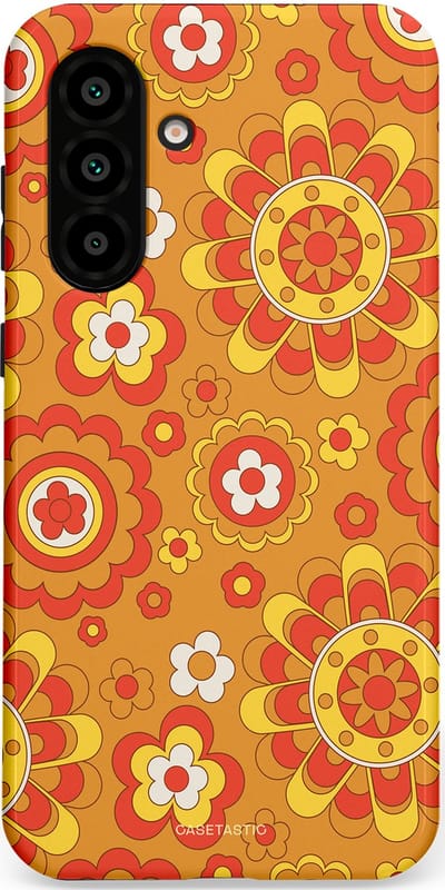 Casetastic Hoesje Geschikt voor Samsung A56 / A36 - Stijlvolle Beschermende Duo-layer Case - Retro droom