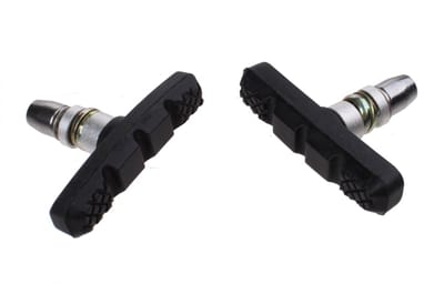 Falkx V-brake remblokken - Symmetrisch ontwerp - Inbusbevestiging - 70 mm - Zwart - Per paar