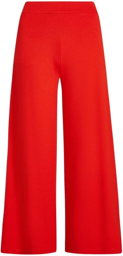Dailygoods- Palazzo Pants met stretchcomfort - Cropped Broek - Elastische Tailleband - Crêpe Jersey - Trendy Design - Veelzijdig Combineerbaar