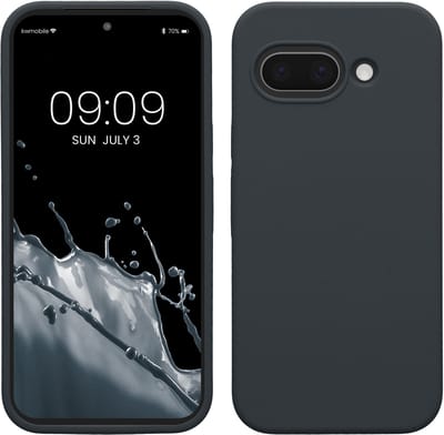 kwmobile telefoonhoesje geschikt voor Google Pixel 9a - Hoesje met siliconen coating - Smartphone case in bosbesblauw