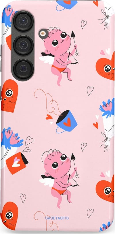 Casetastic Hoesje Geschikt voor Samsung S25 Plus - Stijlvolle Beschermende Duo-layer Case - Cupido's Keuze