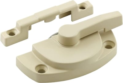 Raamsjerpslot - Raamsluiting raamgreep - Ramen beveiligen - Gegoten zink constructie - 1-7/8 inch - Beige