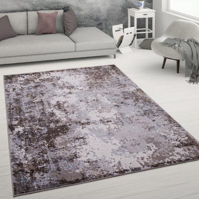 Paco Home Vloerkleed Woonkamer Laagpolig Vintage Modern Abstract Used Look 60x100 cm