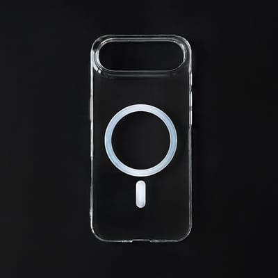 Casemania Hoesje Geschikt voor iPhone 17 Air - Transparant - Minimalistic Kristalhelder Back Cover Geschikt voor MagSafe - Draadloos Oplaadbare Telefoonhoesje
