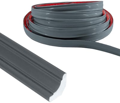 Dailygoods- Hoeklijst 2,5 Meter - PVC Zelfklevend - Binnenhoek - Woondecoratie - Waterdicht - Flexibel en Duurzaam - Wandafwerking