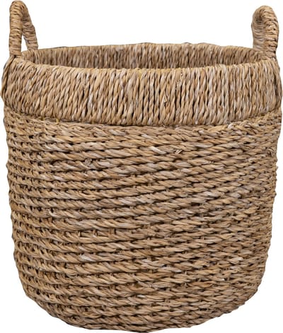 Ter Steege Plantenmand voor Binnen Zeegras Beige-Bruin D 22 cm H 20 cm