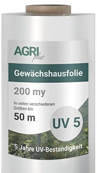 Transparante en scheurvaste broeikasfolie 3,2 x 5 m - Weerbestendig en UV-bestendig afdekzeil voor tuin