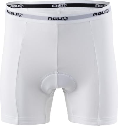 AGU Underwear Fietsonderbroek Essential - Fietsonderbroek Heren met Zeem - Ademend Fietsondergoed - Wit - XXXL