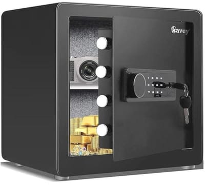 40L Veiligheidskluis met Touchscreen, Dubbel Alarmsysteem en LED Verlichting - Ideaal voor Thuis, Hotel en Kantoor