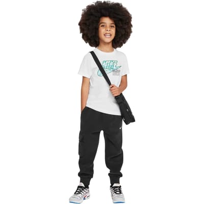 Kinder-T-shirt Nike Futura Micro Text