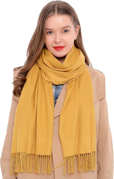 Grote Extra Zachte Dames Sjaal Effen Kleur - 185 x 65 cm - Warm en Comfortabel