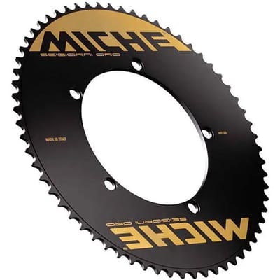 Miche Kettingblad 64T 1/8 Seigiorni Oro Pista steek 144