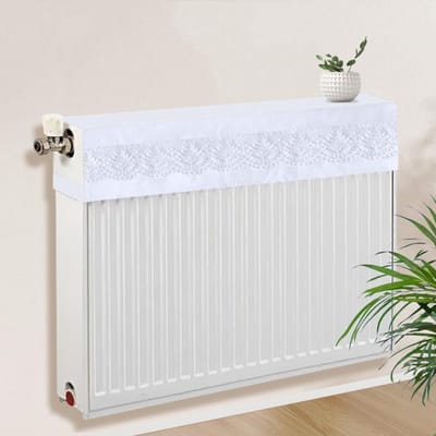 Dailygoody - Wasbare Radiatorhoes - Decoratieve Stofbescherming - 40 cm - Ademend en Eenvoudig te Installeren - Bescherm je Radiator Tegen Stof - Gesc