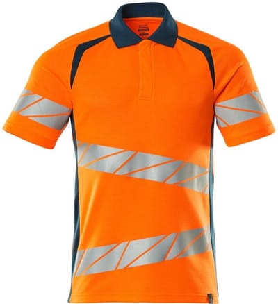 Mascot Accelerate Safe Poloshirt 19083-771 - hi-vis oranje/donkerpetrol - 2XL