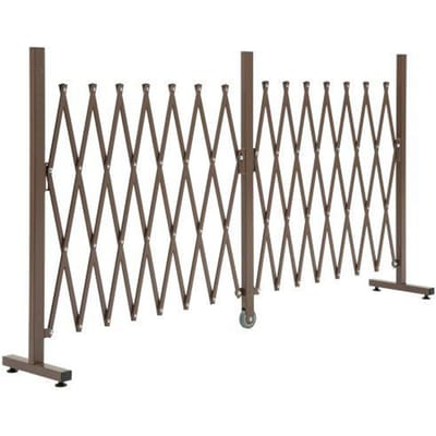 Schaarhek - MUVOE - Uitschuifbaar 52-405cm - Aluminium - IJzer - Bruin bruin