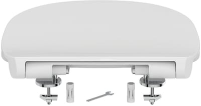 Ideal Standard Connect closetzitting met deksel met softclose dun wit