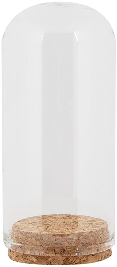 Clayre & Eef Glazen Stolp Ø 5x10 cm Transparant Glas