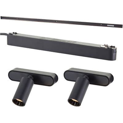 Brilliant Click and Shine set track adatper 2 spots dia 30mm