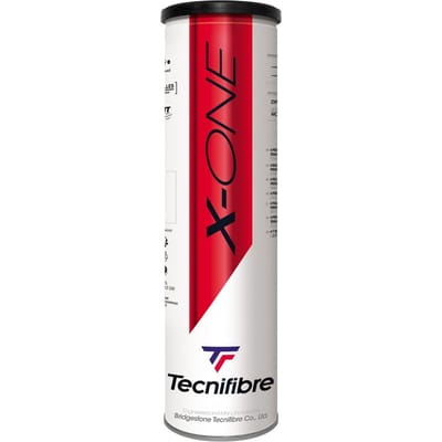 Tecnifibre X-One Tennisbal - 1 Blik 4 Stuks - Gasgevuld - Geel