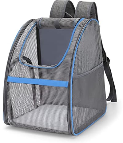 Ademende Draagtas voor Katten en Honden - Comfortabele Rugzak voor Reizen, Wandelen en Kamperen