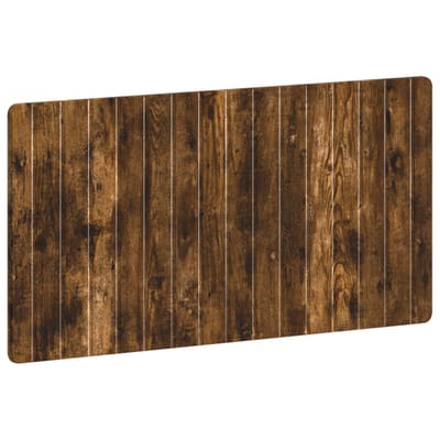 vidaXL - Wandgemonteerd - Hoofdbord - ZWOLLE - Gerookt - eiken - Bewerkt - hout
