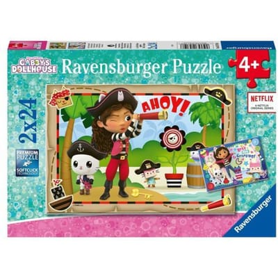 Ravensburger puzzel Gabby's Dollhouse - Legpuzzel - 2x24 stukjes