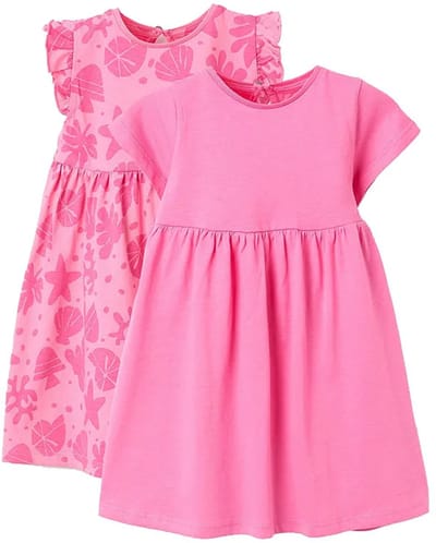 Zippy 3107116501 Korte Mouw Jurk 2 Eenheden Roze 9-12 Months Meisje