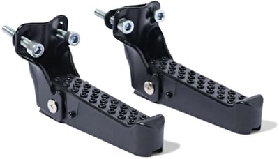 Velo Inklapbare Voetsteunen - fiets voetsteun voor bagagedrager - anti-slip - zwart