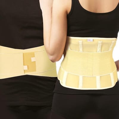 Rugbrace met metalen inzetstukken maat XXL made in EU