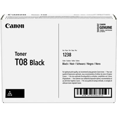 Canon T08 toner cartridge zwart (origineel)