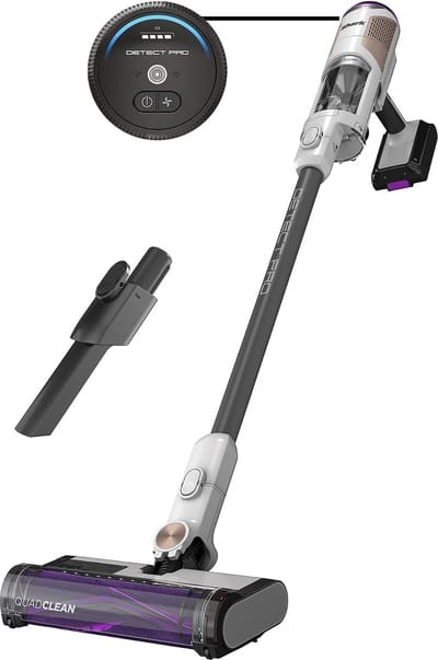 Shark Detect Pro Steelstofzuiger - Alles-in-1 Zuigmond - Draadloos op Accu - Flexibele Stang - Zonder Zak - IW1611EU