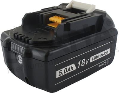 18V - 5.0A lithium/ion accu geschikt voor MAKITA draagbaar elektrisch gereedschap