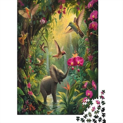 Puzzel 1000 Stukjes - Legpuzzel Volwassenen - Ontspannende Hobby - Gerecycled Materiaal - 75x50 cm - Natuur Decor