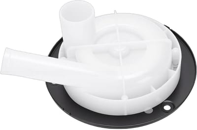 Wasmachine Afvoerpomp - Waterpomp Vervanging - Afvoer Problemen Oplossen - ABS Constructie - 1 Stuk - Zwart
