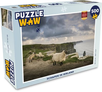 Puzzel Schapen in Ierland - Legpuzzel - Puzzel 500 stukjes