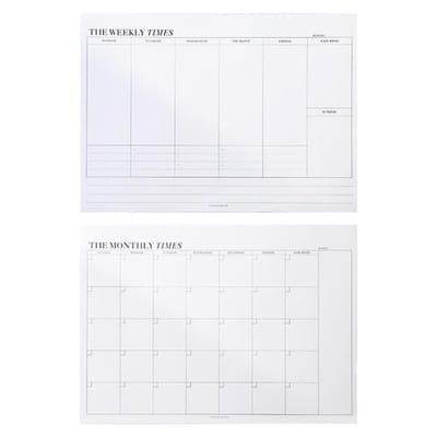 Dailygoody - Weekplanner en Maandplanner - Invulbaar Activiteitenboek