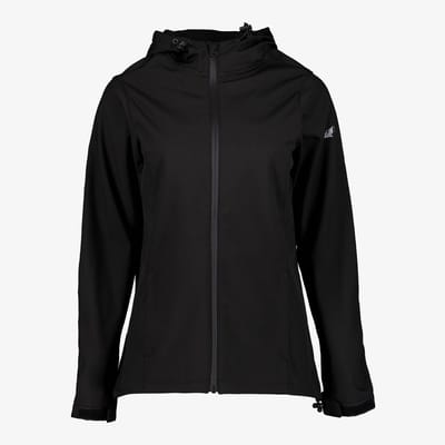 Mountain Peak dames softshell jas zwart - Maat L