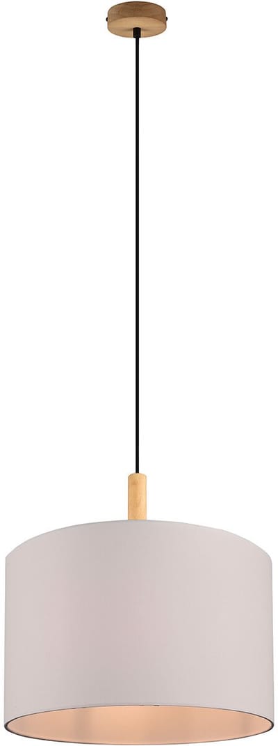 LED Hanglamp - Torna Kiblon - E27 Fitting - 1-lichts - Rond - Mat Bruin - Hout