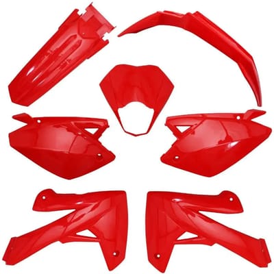 Set van 7 kuipdelen P2R Rieju 50 Mrt 2009, Mrt Enduro 2009, Mrt Pro 2009, Mrt Sm 2009