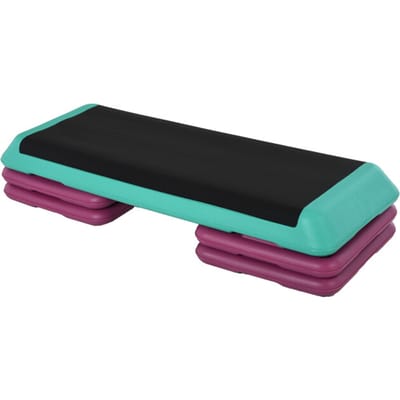 4goodz In 3 hoogte verstelbare anti-slip aerobic Stepbank - tot 150 kg
