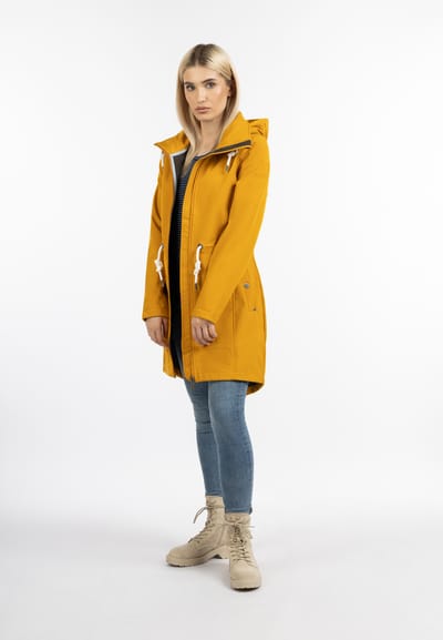 ICEBOUND softshell jas Dames mosterd