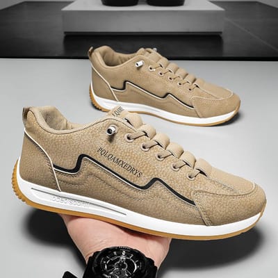 Heren Leren Casual Schoenen Stijlvolle Designer Heren Kwaliteit Sportschoenen Outdoor Comfortabele Instappers Gevulkaniseerde Schoenen Zapatos 39 black