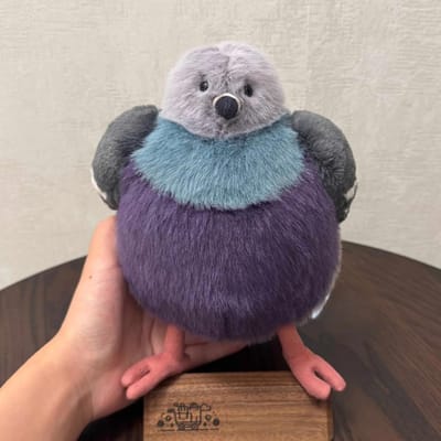 Lief Knuffelig Duiven Pluche Speelgoed Schattig Zacht Vogel Knuffeldier Cartoon Knuffelpop Slaapkalmerend Verjaardagscadeaus Meisje Huisdecoratie 23cm gray