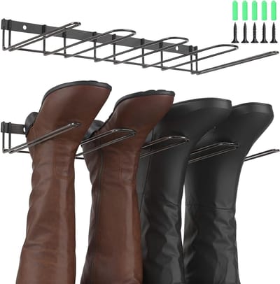 Schoenenrek voor aan de muur - Hoge schoenopslag - Schoenen organiseren - Ruimtebesparend ontwerp