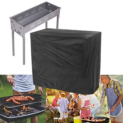 Geschikt voor Gasbarbecuehoes - Waterdichte polyester barbecuehoes met veiligheidsriemen voor een picknick in de buitenlucht - 80 x 66 x 100 cms-Belle's product