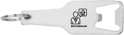 Akyol - beste makelaar flesopener - Makelaar - cadeau makelaar - leuk cadeau voor je makelaar om te geven - verjaardag makelaar - bedankt voor alle hulp - 105 x 25mm