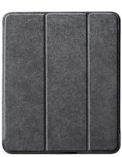 Alcanluxury Alcantara hoes geschikt voor iPad Air 11 inch (2024-2025) - Space Grey
