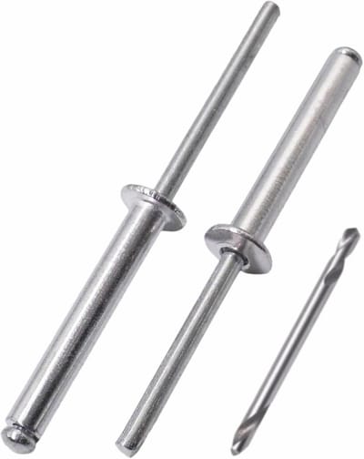 Blindklinknagels - Popnagels Aluminium - Verbindingen Maken - Inclusief Boor - 40 Stuks - Aluminium